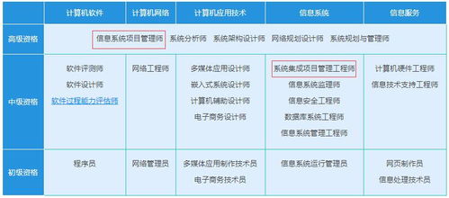 系統集成項目管理工程師中級與高級的區別及其在信息系統集成服務中的應用